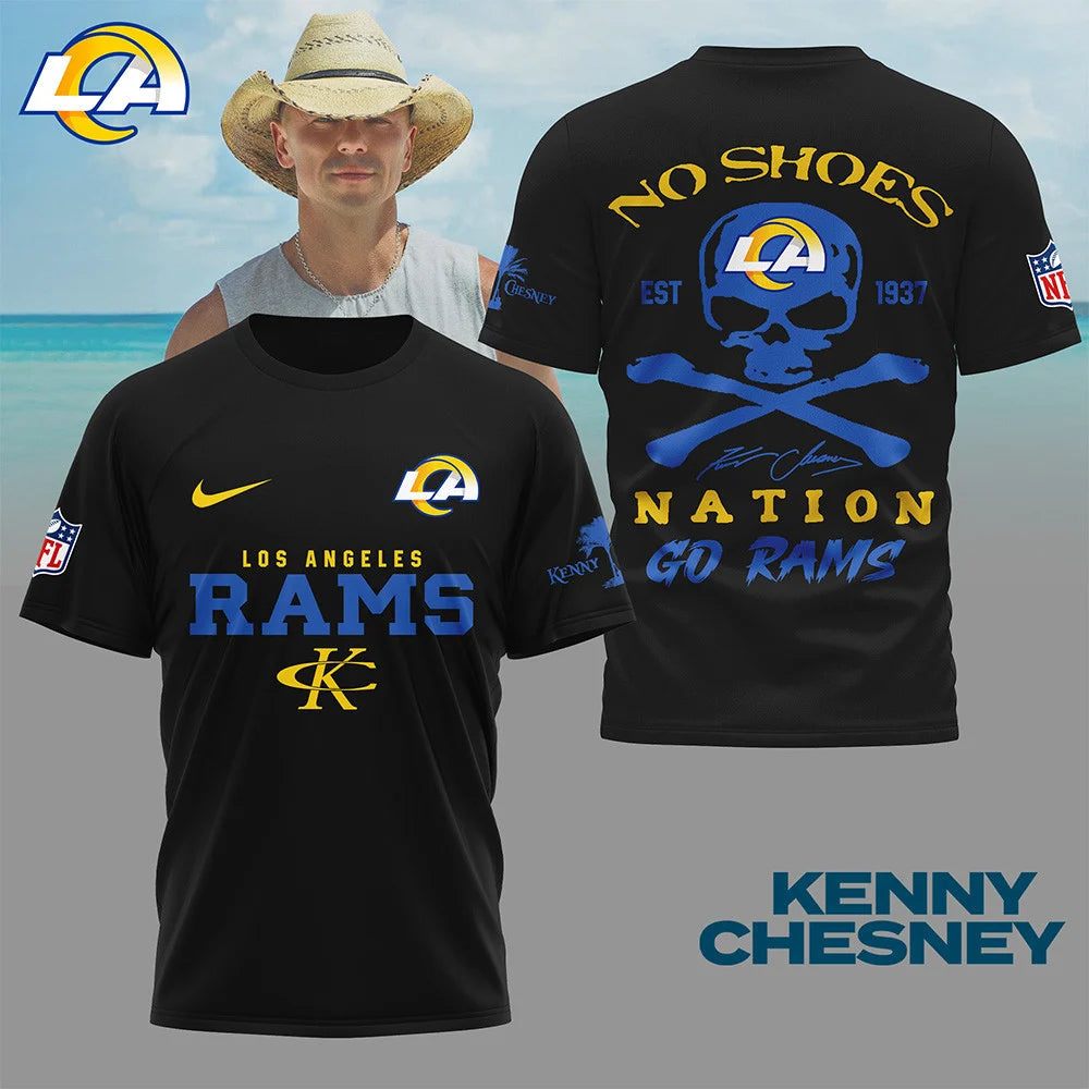 LIMITED EDITION - NEW CUSTOMIZED NFL22 LAR LOS ANGELES RAMS T-SHIRT | MULTIPLE COLORS AVAILABLE