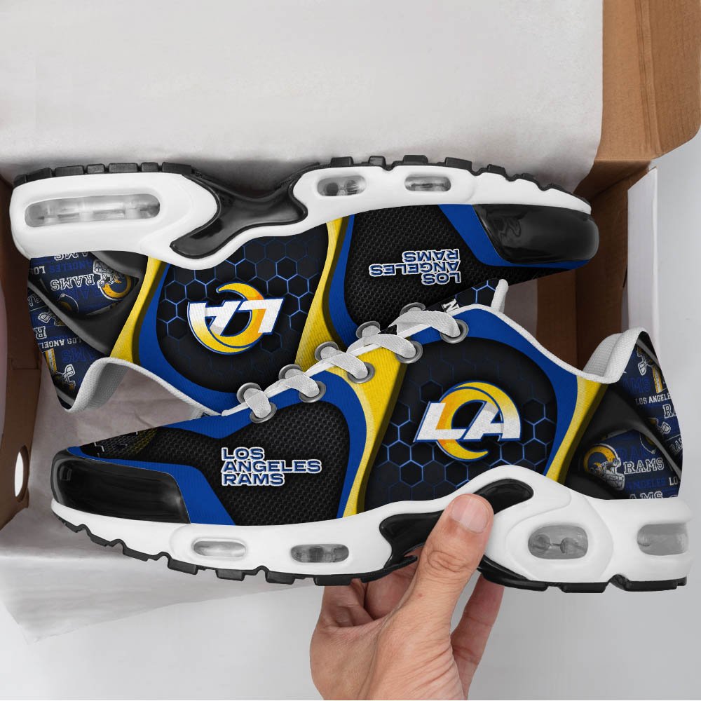 LIMITED EDITION - NEW CUSTOMIZED NFL22 LAR LOS ANGELES RAMS UNISEX AIR MAX PLUS SNEAKERS