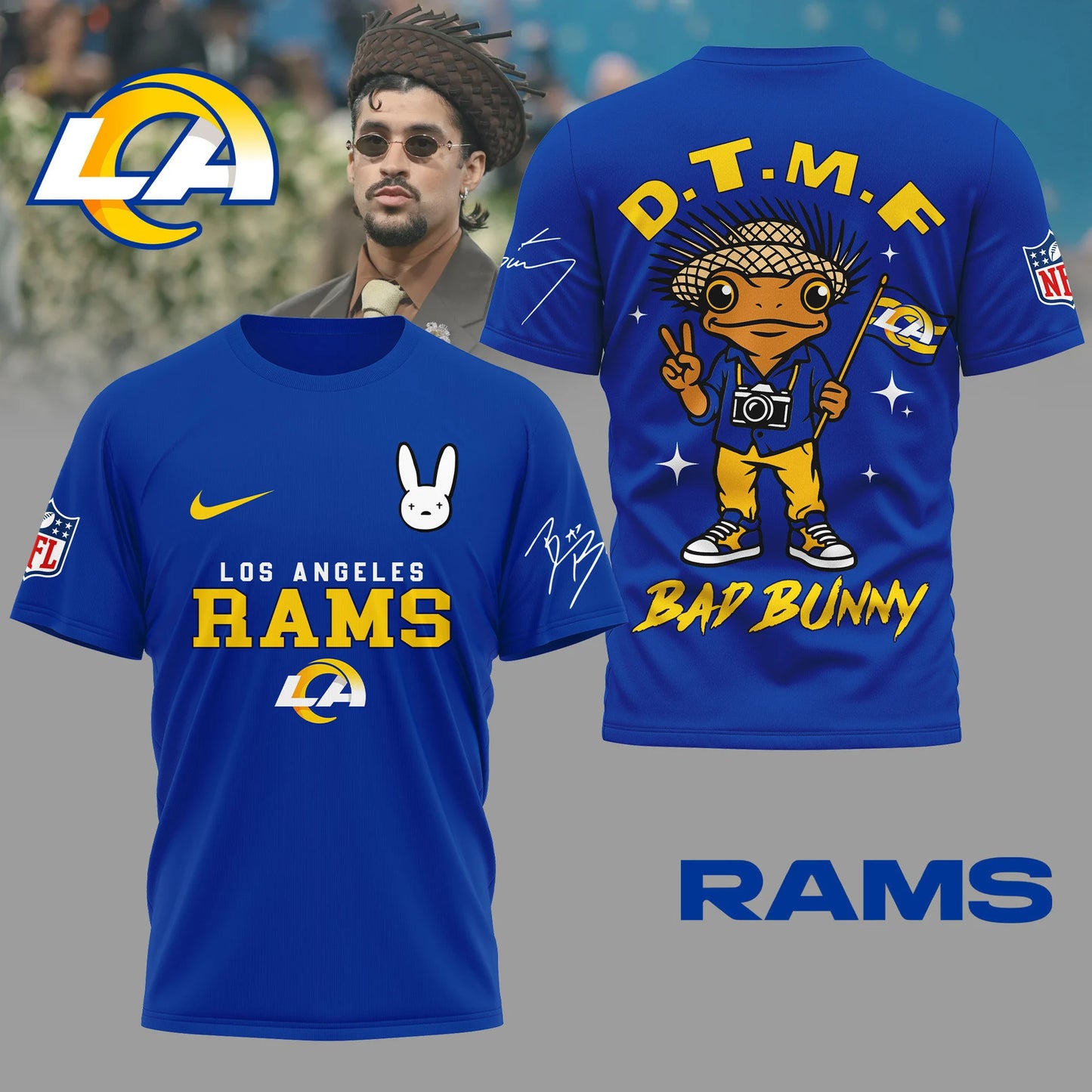 LIMITED EDITION - NEW CUSTOMIZED NFL22 LAR LOS ANGELES RAMS T-SHIRT, HOODIE, ZIP HOODIE