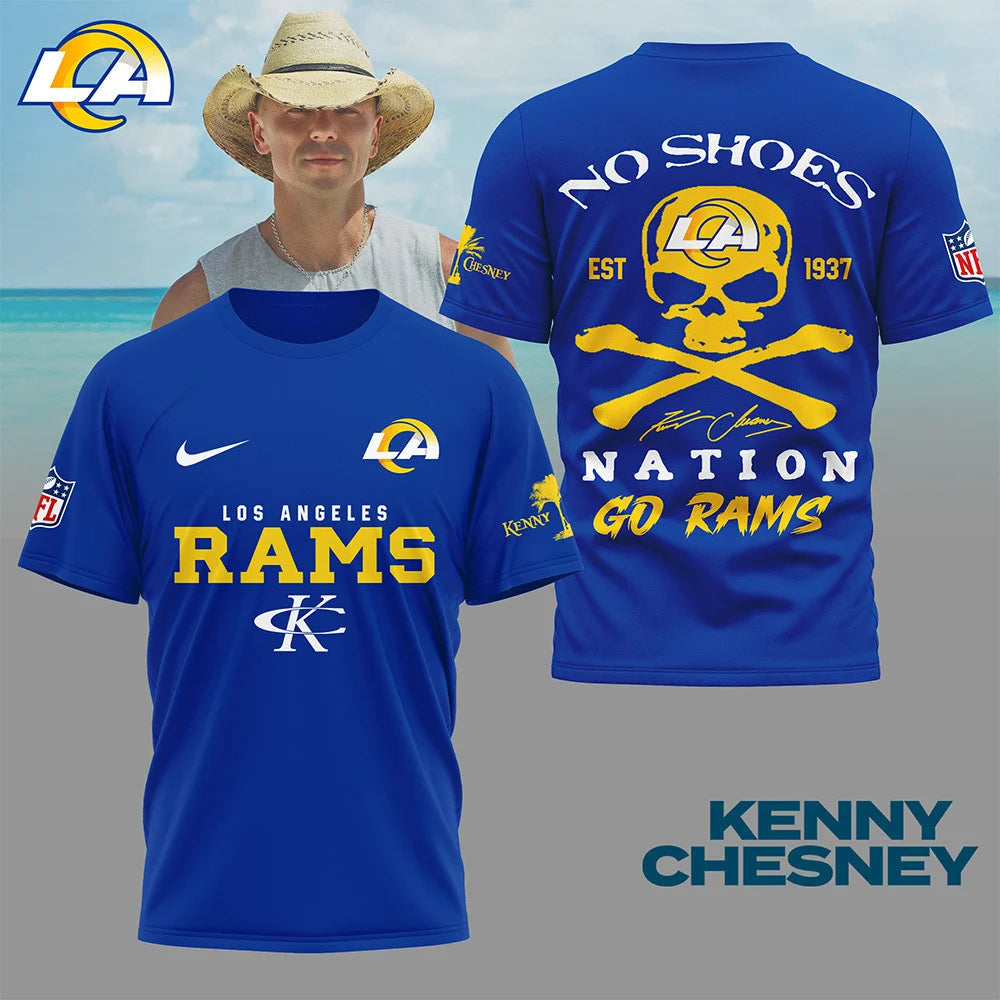LIMITED EDITION - NEW CUSTOMIZED NFL22 LAR LOS ANGELES RAMS T-SHIRT | MULTIPLE COLORS AVAILABLE