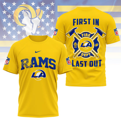 LIMITED EDITION - NEW CUSTOMIZED NFL22 LAR LOS ANGELES RAMS T-SHIRT | MULTIPLE COLORS AVAILABLE
