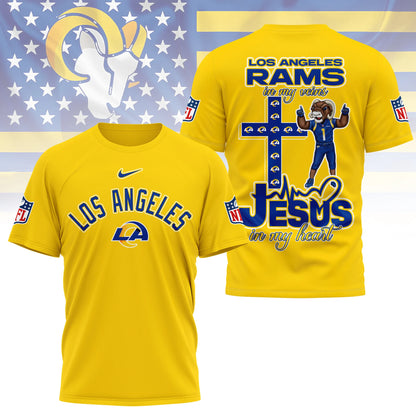 LIMITED EDITION - NEW CUSTOMIZED NFL22 LAR LOS ANGELES RAMS T-SHIRT | MULTIPLE COLORS AVAILABLE