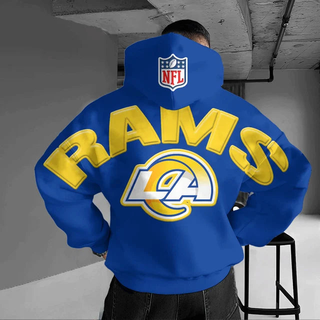 LIMITED EDITION - NEW CUSTOMIZED NFL22 LA RAMS V-NECK BASKETBALL JERSEY, HOODIE, ZIP HOODIE