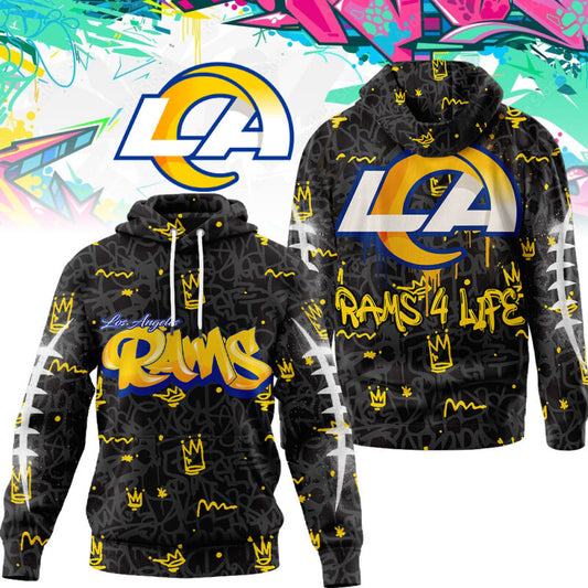 LIMITED EDITION - NEW CUSTOMIZED NFL22 LAR LOS ANGELES RAMS UNISEX T-SHIRT, POLO, HOODIE & JACKETS