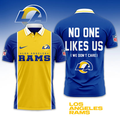 LIMITED EDITION - NEW CUSTOMIZED NFL22 LAR LOS ANGELES RAMS UNISEX T-SHIRT, POLO & HOODIE