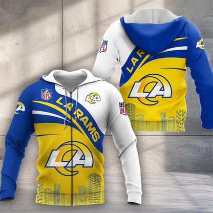 LIMITED EDITION - NEW CUSTOMIZED NFL22 LAR LOS ANGELES RAMS UNISEX T-SHIRT, POLO, HOODIE & JACKETS