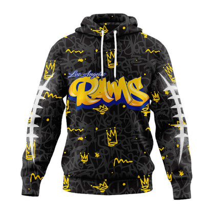 LIMITED EDITION - NEW CUSTOMIZED NFL22 LAR LOS ANGELES RAMS UNISEX T-SHIRT, POLO, HOODIE & JACKETS