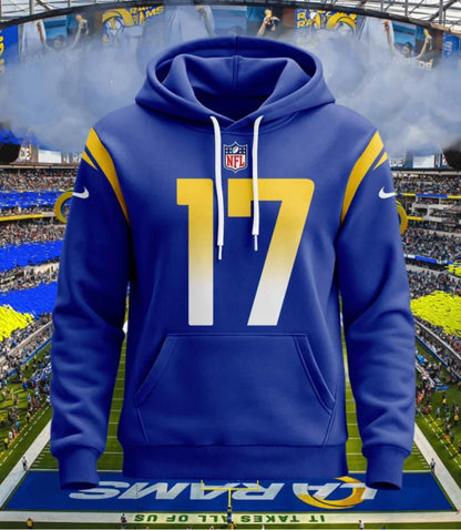 LIMITED EDITION - NEW CUSTOMIZED NFL22 LAR LOS ANGELES RAMS UNISEX T-SHIRT, POLO, HOODIE & JACKETS