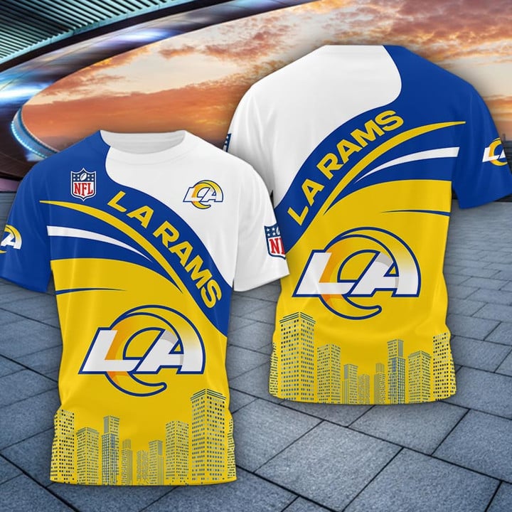 LIMITED EDITION - NEW CUSTOMIZED NFL22 LAR LOS ANGELES RAMS UNISEX T-SHIRT, POLO, HOODIE & JACKETS