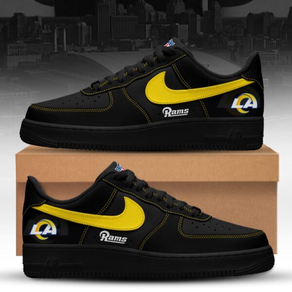 LIMITED EDITION - NEW CUSTOMIZED NFL22 LAR LOS ANGELES RAMS AF1 SNEAKERS