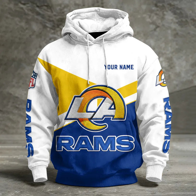 LIMITED EDITION - NEW CUSTOMIZED NFL22 LAR LOS ANGELES RAMS UNISEX T-SHIRT, POLO, HOODIE & JACKETS