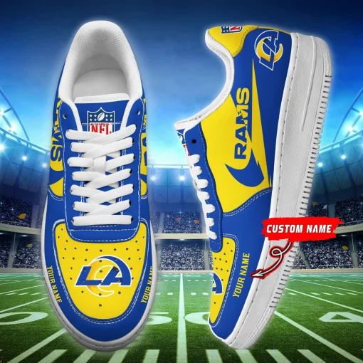 [SPECIAL OFFER] NEW CUSTOMIZED NFL22 LAR LOS ANGELES RAMS AF1 SNEAKERS