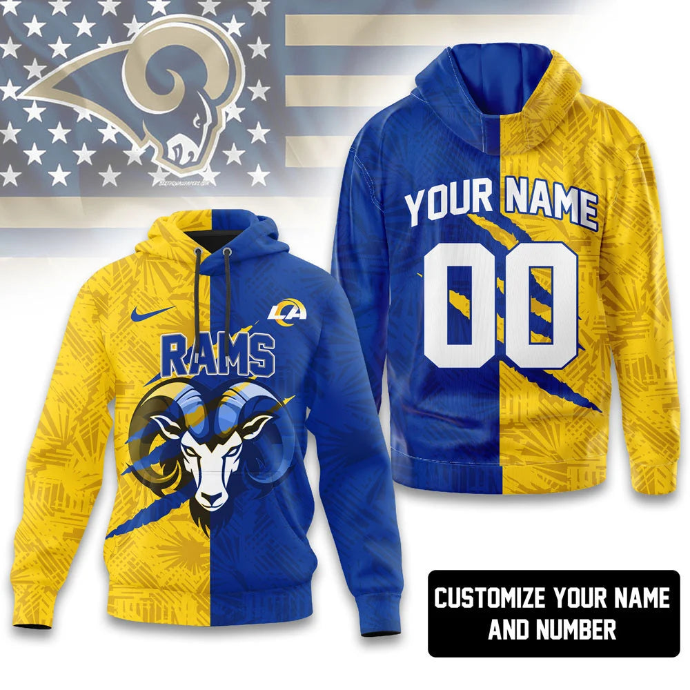 LIMITED EDITION - NEW CUSTOMIZED NFL22 LAR LOS ANGELES RAMS T-SHIRT, HOODIE, ZIP HOODIE