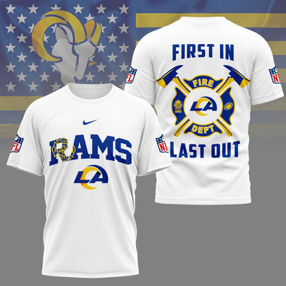 LIMITED EDITION - NEW CUSTOMIZED NFL22 LAR LOS ANGELES RAMS T-SHIRT | MULTIPLE COLORS AVAILABLE