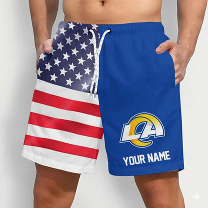 LIMITED EDITION - NEW PREMIUM NFL22 LAR LOS ANGELES RAMS SHORT PANTS