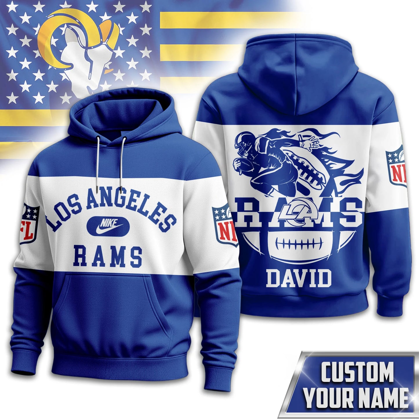 LIMITED EDITION - NEW CUSTOMIZED NFL22 LAR LOS ANGELES RAMS T-SHIRT, HOODIE, ZIP HOODIE
