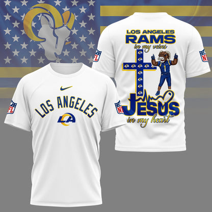 LIMITED EDITION - NEW CUSTOMIZED NFL22 LAR LOS ANGELES RAMS T-SHIRT | MULTIPLE COLORS AVAILABLE