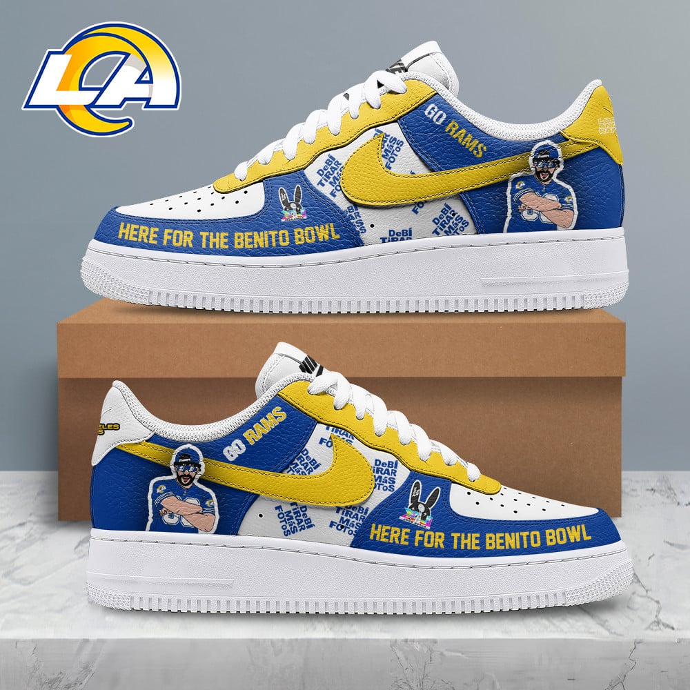 LIMITED EDITION - NEW CUSTOMIZED NFL22 LAR LOS ANGELES RAMS SUPER BOWL HALFTIME SHOW AF1 SHOES