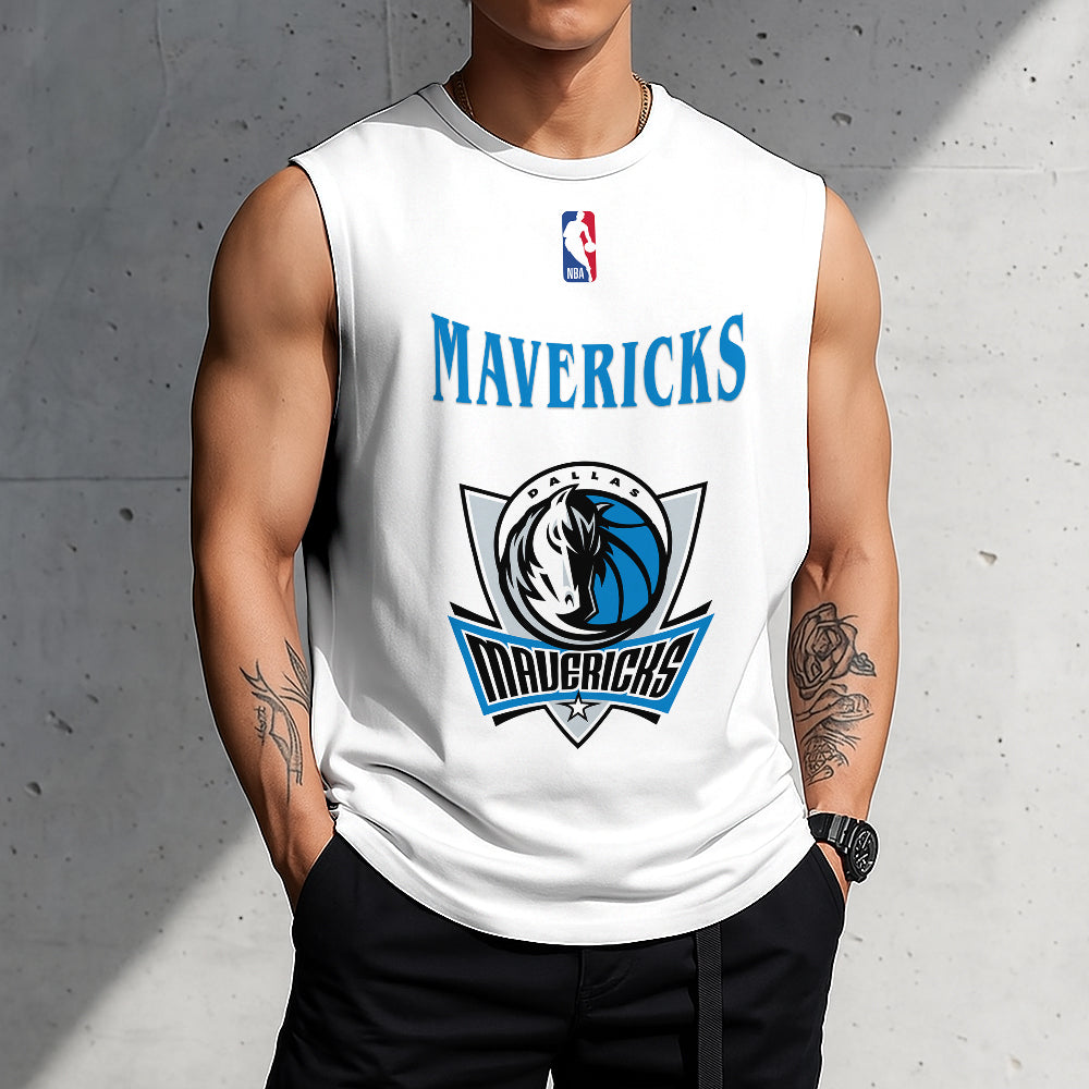 LIMITED EDITION - NEW CUSTOMIZED NBA18 DMA DALLAS MAVERICKS TANKTOP & GYM SHIRT