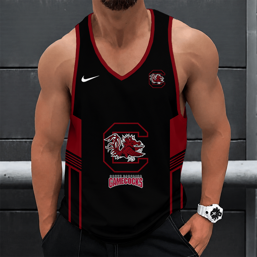 [FAN FAVORITE] NEW CUSTOMIZED NCAA CWS10 SCG SOUTH CAROLINA GAMECOCKS UNISEX TANK TOP