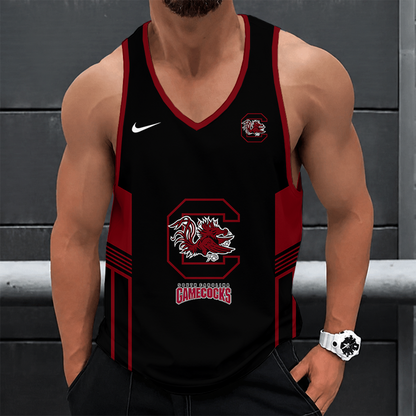[FAN FAVORITE] NEW CUSTOMIZED NCAA CWS10 SCG SOUTH CAROLINA GAMECOCKS UNISEX TANK TOP