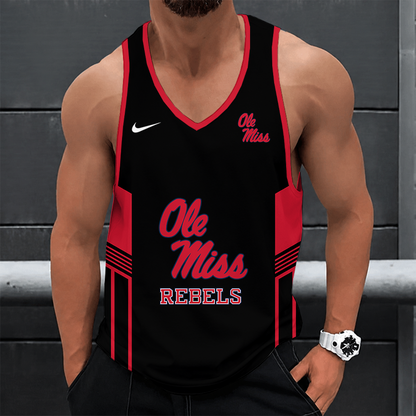 [FAN FAVORITE] NEW CUSTOMIZED NCAA CWS13 OMR OLE MISS REBELS UNISEX TANK TOP