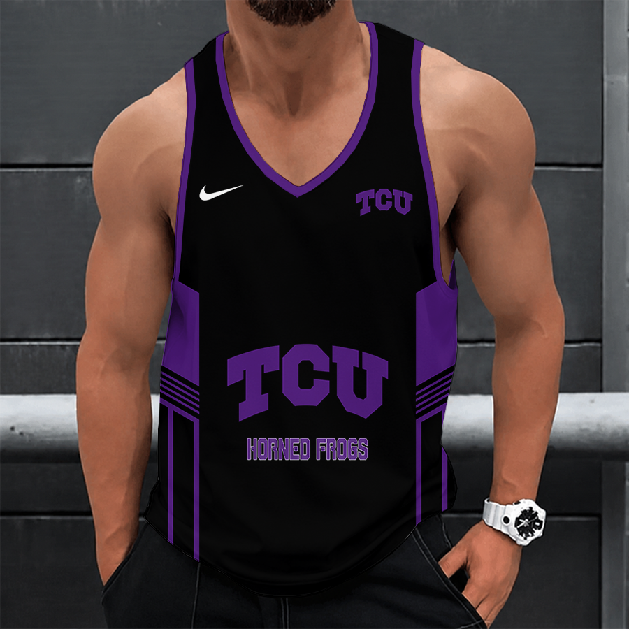 [FAN FAVORITE] NEW CUSTOMIZED NCAA CWS14 THF TCU HORNED FROGS UNISEX TANK TOP