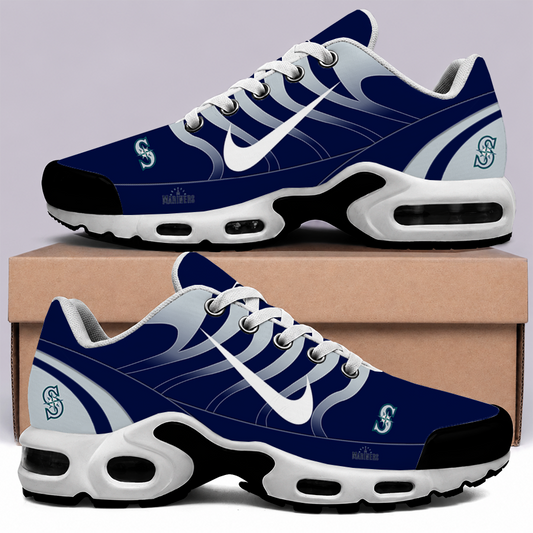[FLASH SALE] NEW CUSTOMIZED MLB14 SMS SEATTLE MARINERS AIR MAX PLUS SNEAKERS