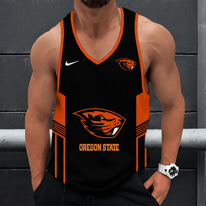 [FAN FAVORITE] NEW CUSTOMIZED NCAA CWS15 OGB OREGON STATE BEAVERS UNISEX TANK TOP