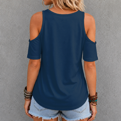 [FAN FAVORITE] NEW CUSTOMIZED NCAA CWS16 CFT CAL STATE FULLERTON TITANS CRISS CROSS V-NECK TOP