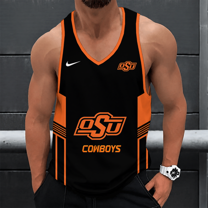 [FAN FAVORITE] NEW CUSTOMIZED NCAA CWS19 OSC OKLAHOMA STATE COWBOYS UNISEX TANK TOP
