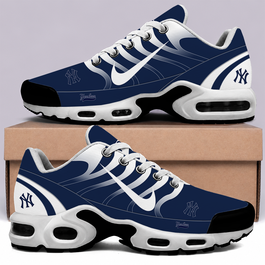 [FLASH SALE] NEW CUSTOMIZED MLB01 NYY NEW YORK YANKEES AIR MAX PLUS SNEAKERS