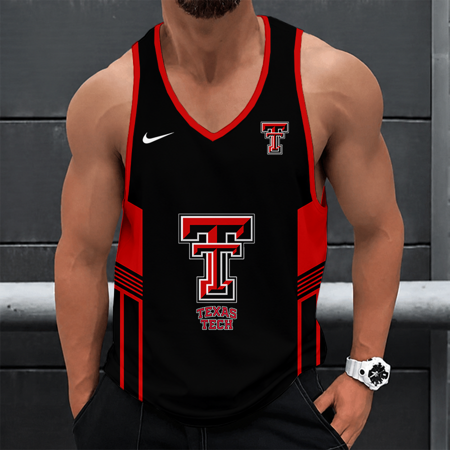 [FAN FAVORITE] NEW CUSTOMIZED NCAA CWS20 TRR TEXAS TECH RED RAIDERS UNISEX TANK TOP