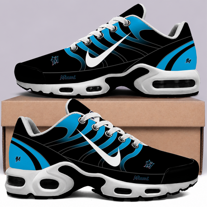 [FLASH SALE] NEW CUSTOMIZED MLB20 MMS MIAMI MARLINS AIR MAX PLUS SNEAKERS