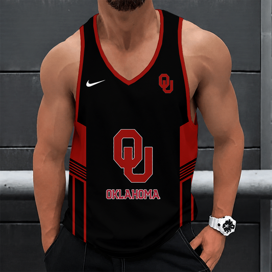 [FAN FAVORITE] NEW CUSTOMIZED NCAA CWS22 OUS OKLAHOMA SOONERS UNISEX TANK TOP