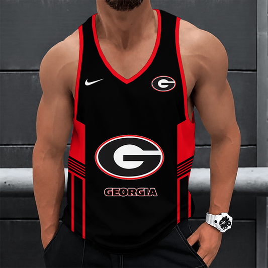 [FAN FAVORITE] NEW CUSTOMIZED NCAA CWS23 GEB GEORGIA BULLDOGS UNISEX TANK TOP