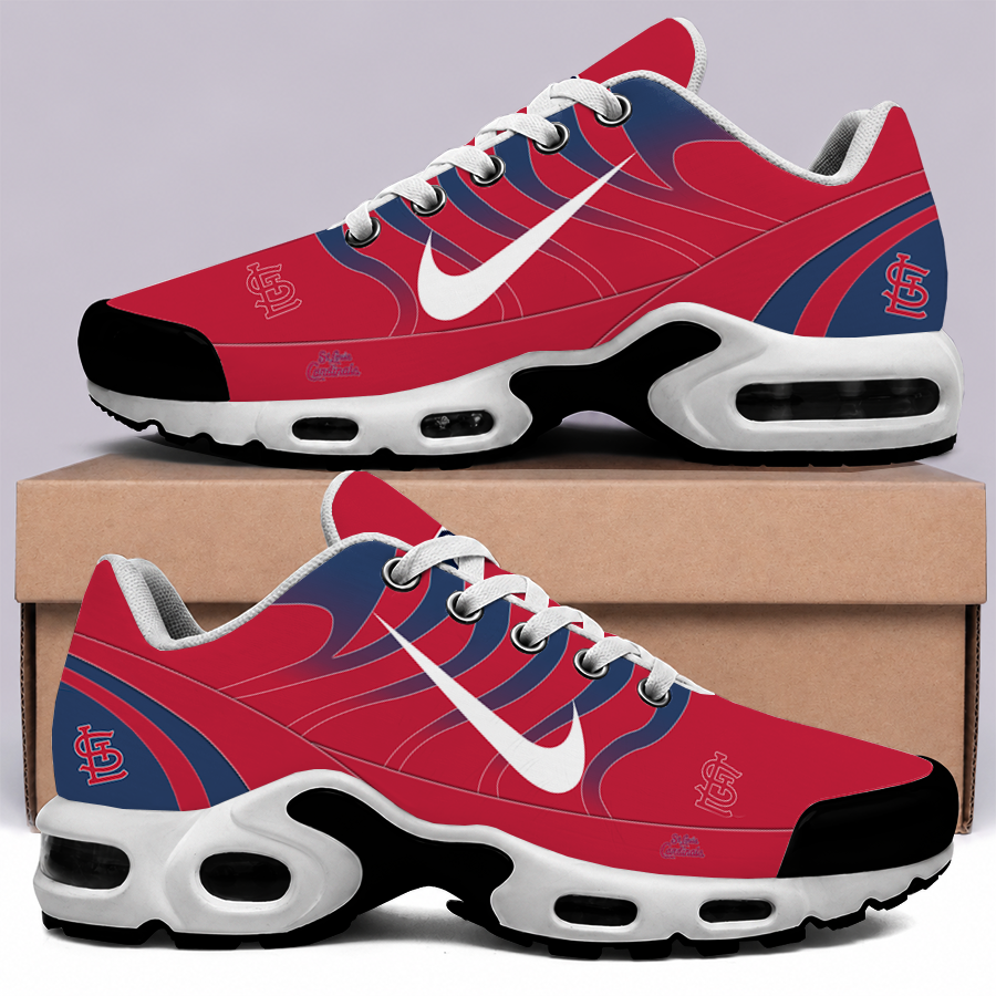[FLASH SALE] NEW CUSTOMIZED MLB24 SLC ST. LOUIS CARDINALS AIR MAX PLUS SNEAKERS