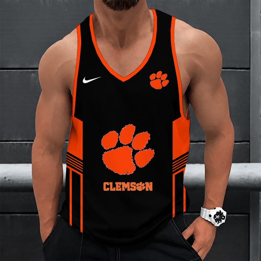 [FAN FAVORITE] NEW CUSTOMIZED NCAA CWS25 CST CLEMSON TIGERS UNISEX TANK TOP