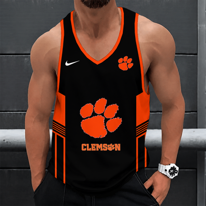 [FAN FAVORITE] NEW CUSTOMIZED NCAA CWS25 CST CLEMSON TIGERS UNISEX TANK TOP