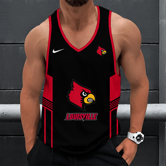 [FAN FAVORITE] NEW CUSTOMIZED NCAA CWS26 ULC LOUISVILLE CARDINALS UNISEX TANK TOP