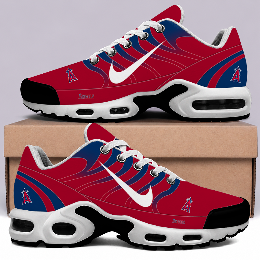 [FLASH SALE] NEW CUSTOMIZED MLB27 LAA LOS ANGELES ANGELS AIR MAX PLUS SNEAKERS