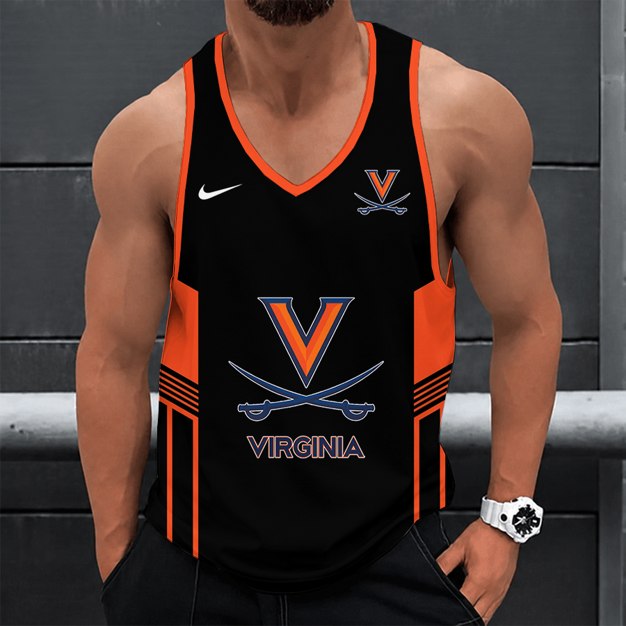[FAN FAVORITE] NEW CUSTOMIZED NCAA CWS28 VIC VIRGINIA CAVALIERS UNISEX TANK TOP
