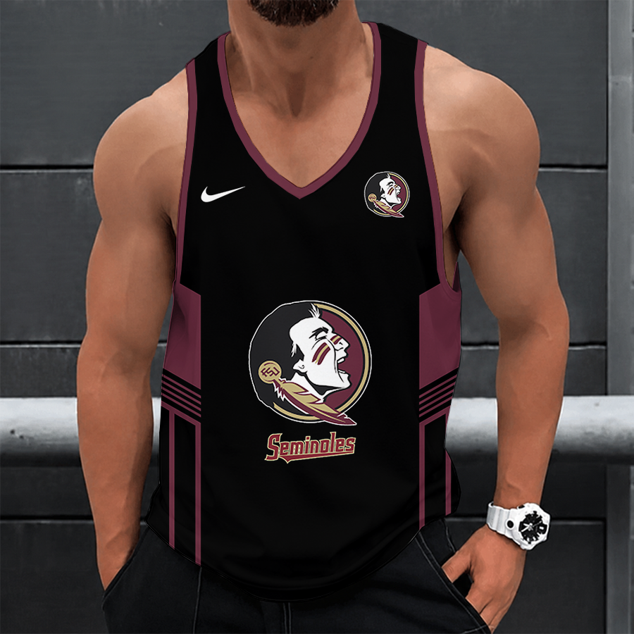 [FAN FAVORITE] NEW CUSTOMIZED NCAA CWS30 FLS FLORIDA STATE SEMINOLES UNISEX TANK TOP