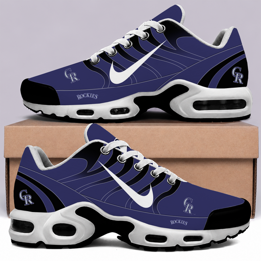 [FLASH SALE] NEW CUSTOMIZED MLB30 COR COLORADO ROCKIES AIR MAX PLUS SNEAKERS