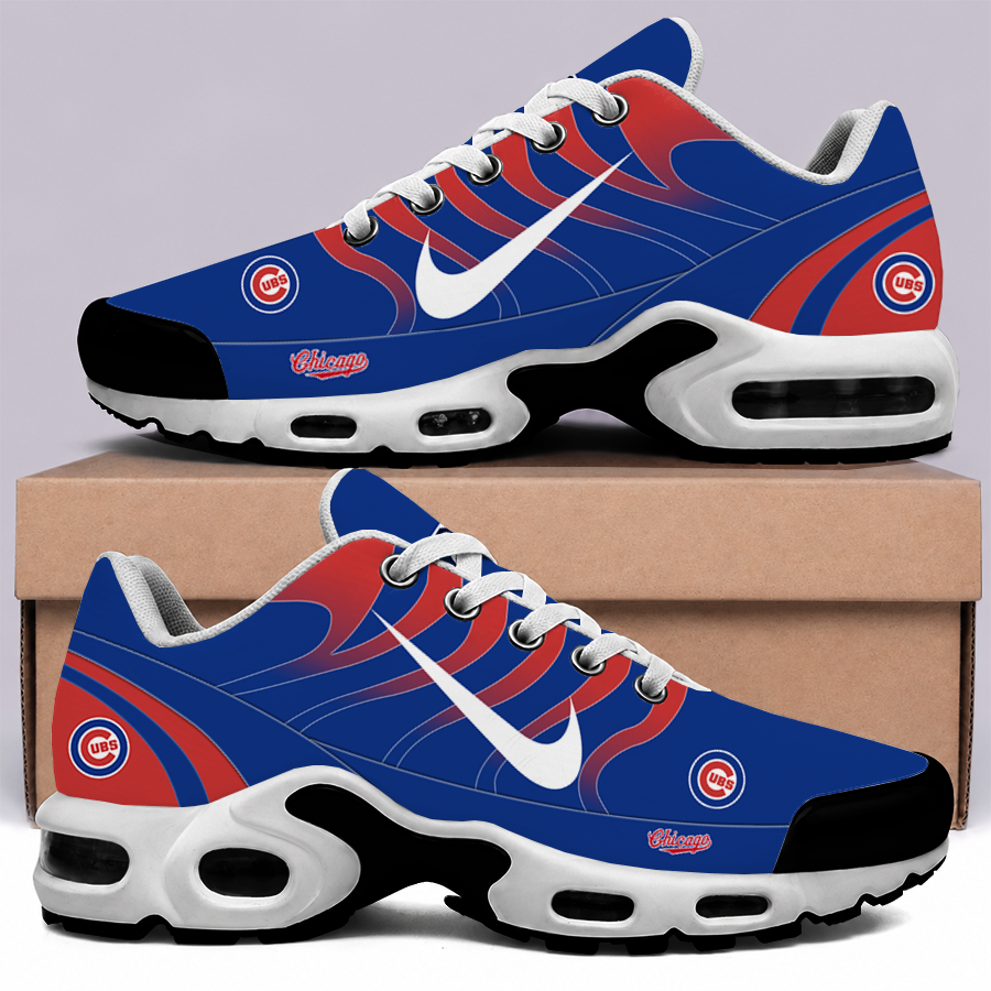 [FLASH SALE] NEW CUSTOMIZED MLB04 CCS CHICAGO CUBS AIR MAX PLUS SNEAKERS
