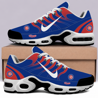 [FLASH SALE] NEW CUSTOMIZED MLB04 CCS CHICAGO CUBS AIR MAX PLUS SNEAKERS