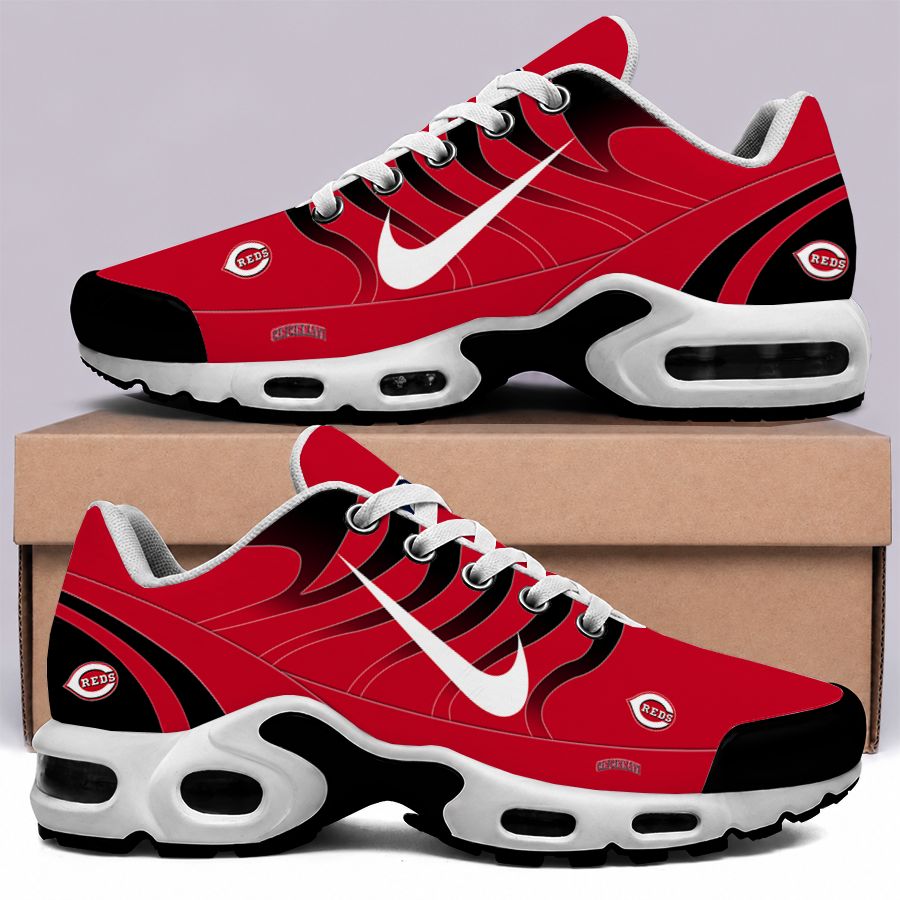 [FLASH SALE] NEW CUSTOMIZED MLB05 CRS CINCINNATI REDS AIR MAX PLUS SNEAKERS