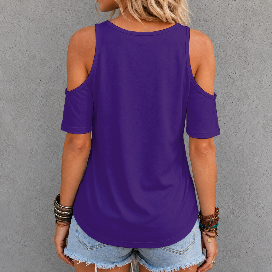 [FAN FAVORITE] NEW CUSTOMIZED NCAA CWS07 LST LSU TIGERS CRISS CROSS V-NECK TOP