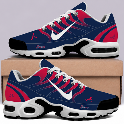 [FLASH SALE] NEW CUSTOMIZED MLB09 ABS ATLANTA BRAVES AIR MAX PLUS SNEAKERS