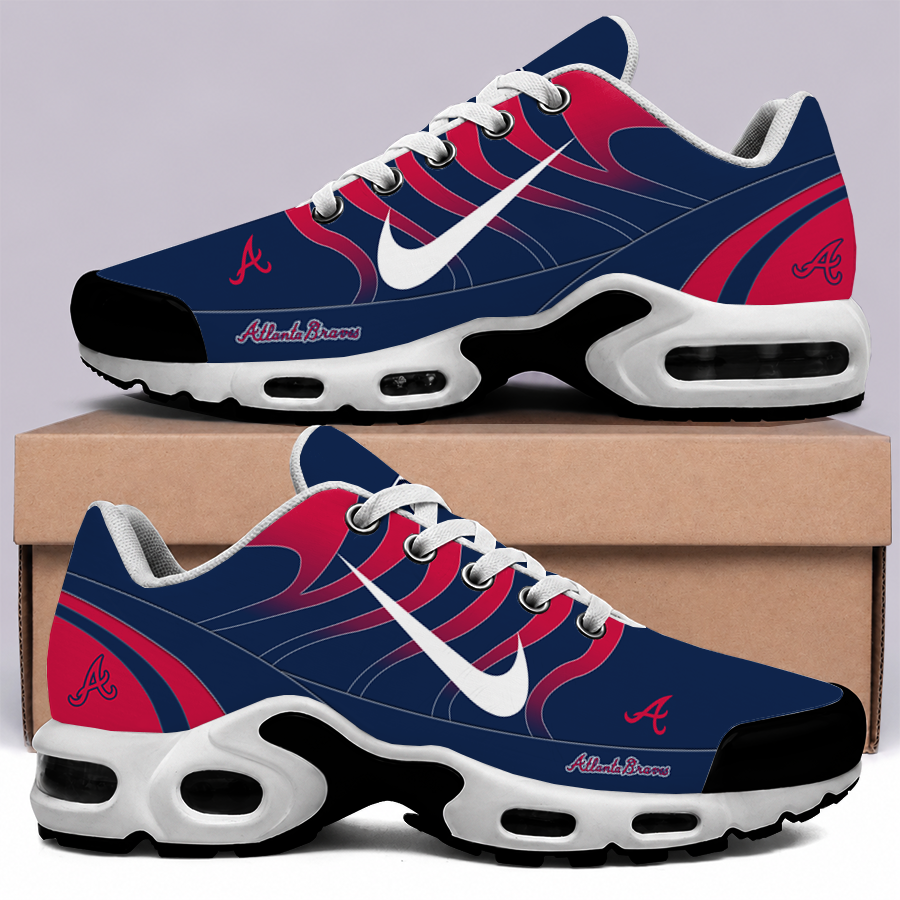 [FLASH SALE] NEW CUSTOMIZED MLB09 ABS ATLANTA BRAVES AIR MAX PLUS SNEAKERS